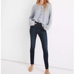 MADEWELL 10" HIGH RISE SKINNY WOODLAND JEANS $135 29 w